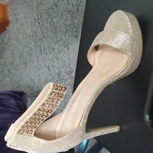 Sparkle platform Sandals